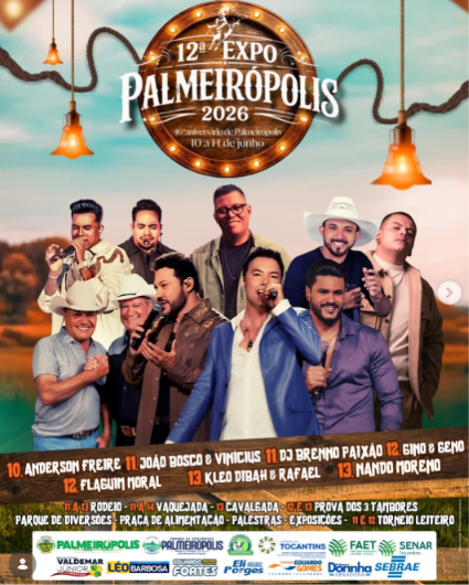 Palmeirópolis Prepara Sua Maior Festa
